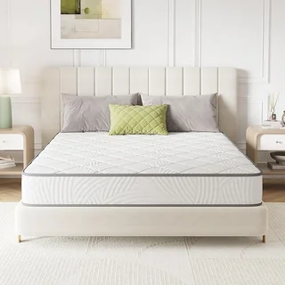 Novilla 8 inch full hybrid mattress with individually wrapped pocket springs for support