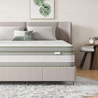 Novilla queen mattress with gel memory foam layer for pressure relief