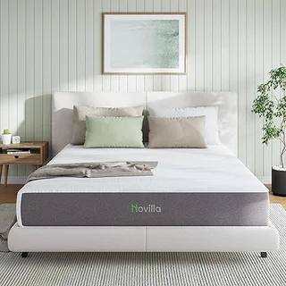 Novilla twin size memory foam mattress with bamboo charcoal layer