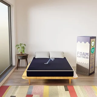 Nutan blue California king mattress with medium firm support