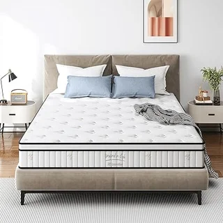 NXZMDEMY 10-inch hybrid mattress in shipping box