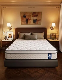 Om Vasudhare queen size memory foam hybrid mattress with medium firm support