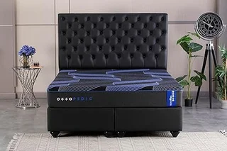 Ottomanson 10-inch full-size memory foam mattress with medium firm support for pressure relief