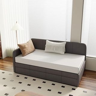 PrettSun twin mattress with cooling gel memory foam layer