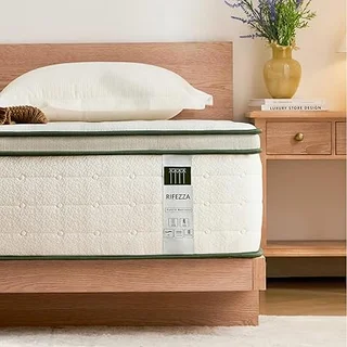 Rifezza Full XL hybrid mattress with gel memory foam for cooling comfort
