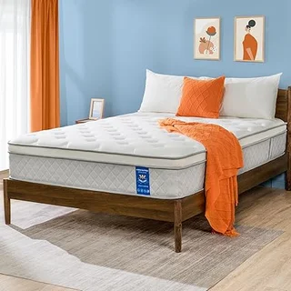 Roseyat queen size hybrid memory foam and pocket spring mattress