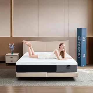 RuDenDorf 10-inch cooling gel memory foam queen mattress in a box