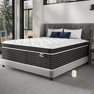Ruoysun 14-inch hybrid king mattress in a compact box