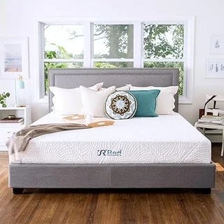 SR Red Sunrising Bedding 8-inch memory foam mattress for back pain relief