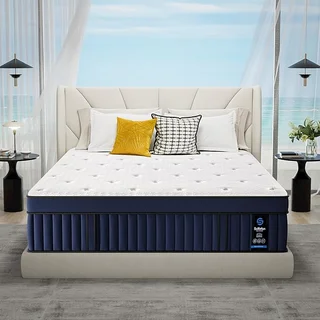 Suiforlun hybrid mattress with cooling ice silk cover