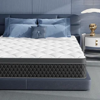 Topllen 12-inch hybrid mattress with memory foam and pocket springs