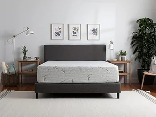 Tulo 12-inch medium-plush memory foam mattress with bamboo cover