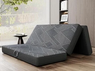 Vamcheer grey foldable mattress in queen size