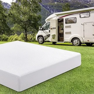 Vipbear 10-inch memory foam RV mattress with cooling green tea and gel layers