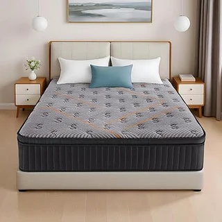 VQRlife 10 inch twin XL mattress with hybrid pocket spring construction
