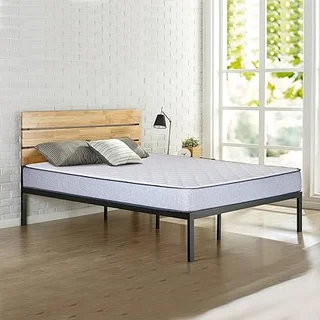 Wayton medium firm high density foam mattress in queen size with white cover