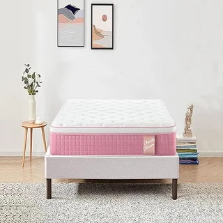 Xinmviec Twin XL hybrid mattress with firm memory foam construction