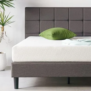 Zinus 8 inch green tea memory foam mattress in twin size with compact packaging