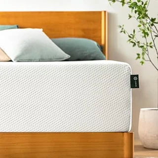Zinus queen size green tea memory foam mattress in a box