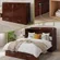 AFI Southampton Murphy Bed Chest in walnut finish, showing closed cabinet design