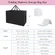 Andacar mattress protection bag with large 76.5x27x18.5 inch capacity