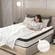 Anwick full size mattress compressed in a box for easy shipping