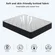 Close-up of individual pocket springs in Anwickjeff mattress for motion isolation