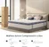 Memory foam hybrid mattress providing pressure relief and medium firm support