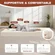 AOLVDOW foldable mattress with carry handles for easy transport