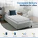 CertiPUR-US certified label on Avenco twin hybrid mattress