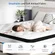 Avenco queen mattress with breathable knit fabric for cooling