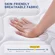 Compact shipping box of Avenco queen mattress next to standard door