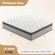 AYJOIR hybrid mattress featuring independent pocket springs for targeted support