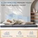 BDEUS 4-inch memory foam mattress unfolded and ready for use