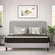 BizChair Dream hybrid mattress in a box, king size with white and black cover