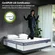 Close-up of BURFLY1977 hybrid mattress layers showing memory foam and individual pocket springs