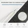 Side view showing 4 inch thickness and supportive memory foam layers