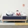 Coolvie hybrid mattress with 100-night trial guarantee label