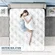 Person testing medium firm support and pressure relief on Crystli mattress