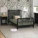 Close-up of mattress support slats on DaVinci twin bed frame