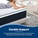 DIGLANT California King hybrid mattress with memory foam and pocket springs