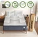 DIGLANT memory foam hybrid queen mattress in bedroom setting