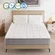 Sleep supportive twin mattress with hybrid construction for optimal comfort
