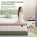 Full size mattress measuring 75x54 inches with enhanced support system