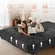 Erament futon mattress on sofa bed frame as sleeper couch