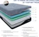US-made dark grey cooling queen mattress with gel memory foam