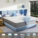 Pressure relief and back pain support mattress with no fiberglass materials