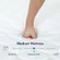 Layered construction of FDW twin hybrid mattress