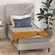 Flash Furniture Capri mattress unboxed, ready for use on bed frame