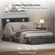 FLEXISPOT adjustable bed with included 4-piece queen sheet set on mattress